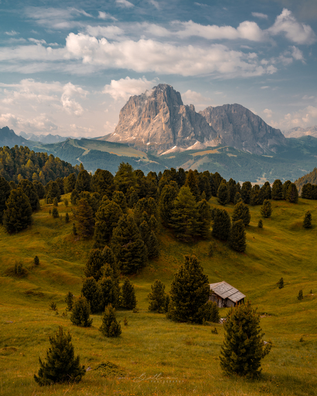 Walking around Seceda