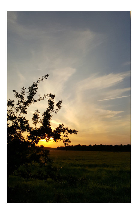 westerwolde 4 zonsondergang