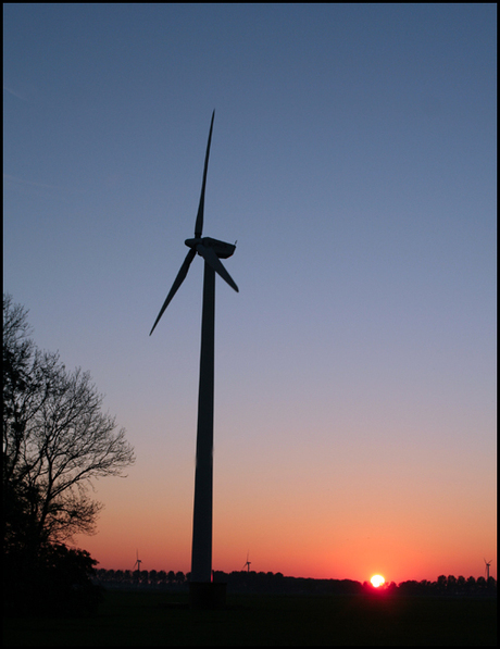 Sunset in Emmeloord