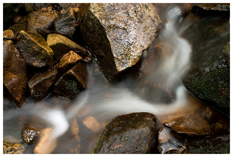 Flowing water