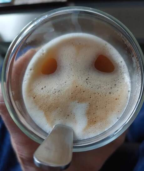 Mijn koffie heeft een snotneus 