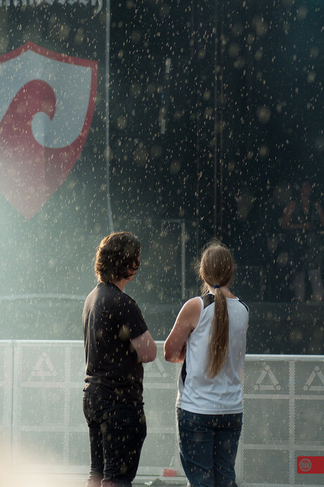 Concert in the rain