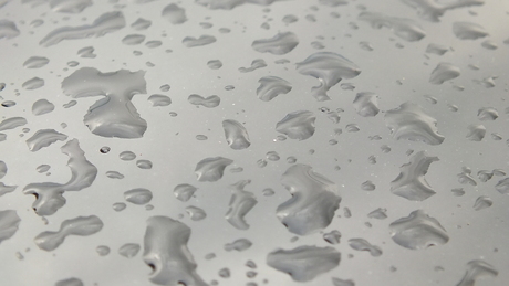 raindrops on a car