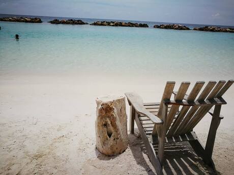 Relaxing beachday at Curacao!
