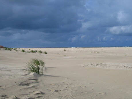 Strand in oktober