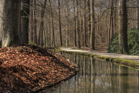 wandel pad langs stromend kanaal in LOOPARK 