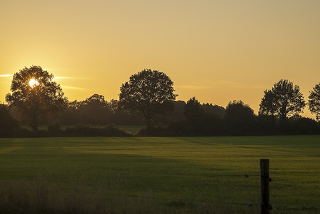 Zonsondergang op De Berg