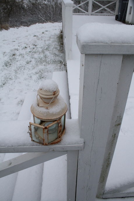 sneeuw in Denemarken!