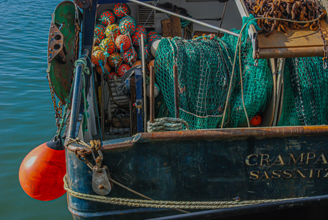 Detail Vissersboot Ruegen Nrd Duitsland - foto Jan Korebrits