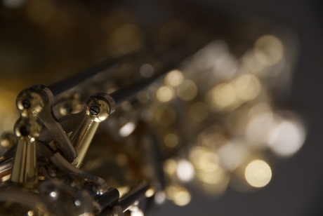Close-up van saxophone