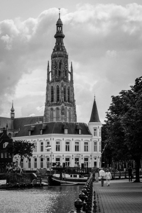 Breda, kerk en haven
