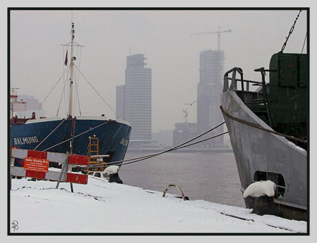 Misty boat