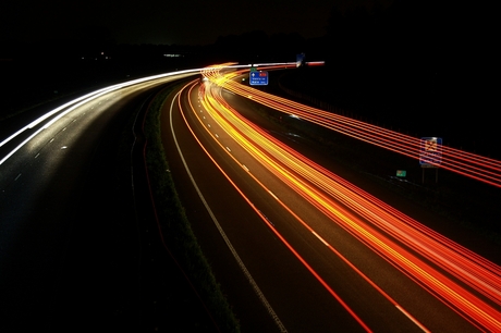 verlichte snelweg A73 backlights