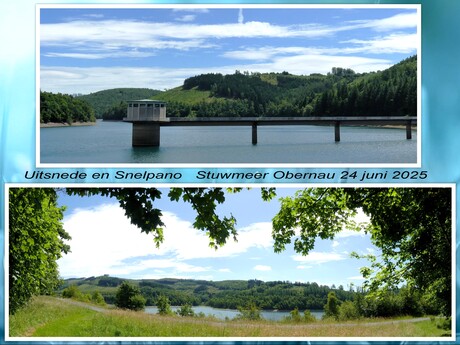 Collage  Sauerland  Bad Laasphe en omg   nr6   Obernau Stausee  Tal sperre  op 24 juni 2025  