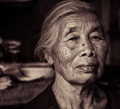 Portret van een Indonesische vrouw