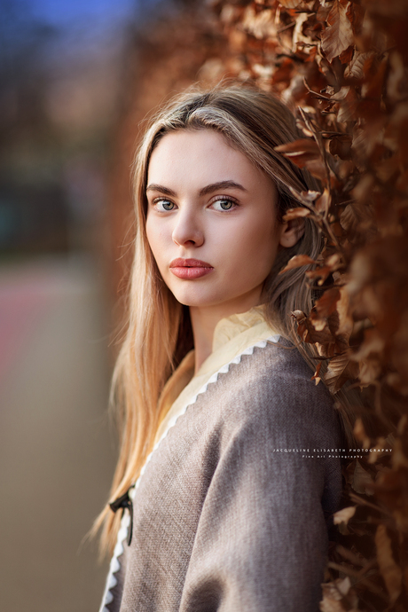 A soul as soft as the light around her ...