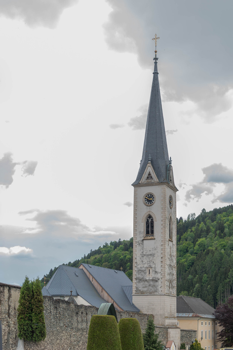 Kerktoren te Gmund.