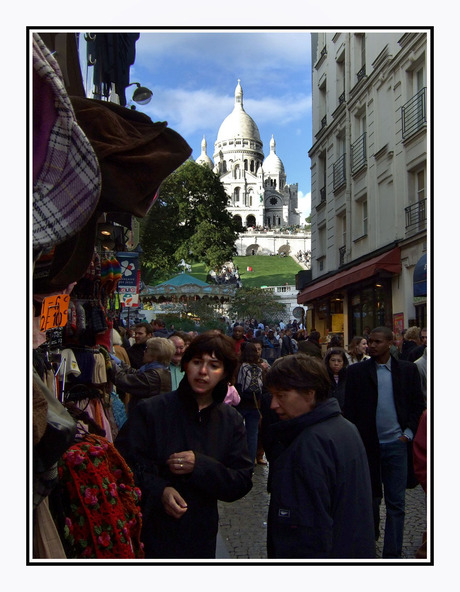 Straatje in Montmartre