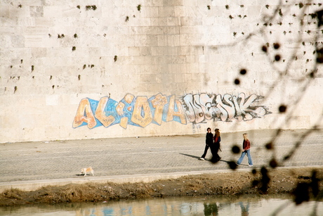 Wandelen langs de Tiber