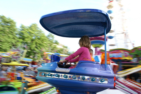 Kinder plezier op de kermis