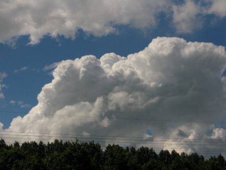 Cumulonimbus calvus pannus (Cl3)