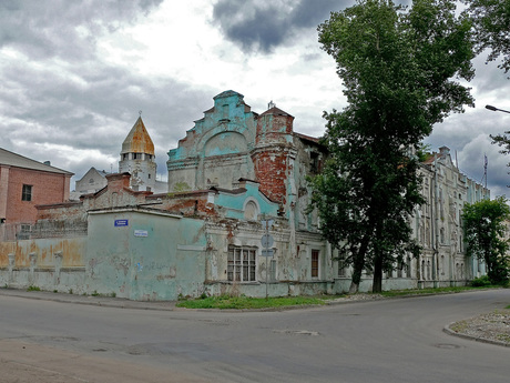 Verlaten fabriekscomplex in Siberië