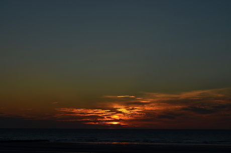 Zonsondergang Nieuwpoort-Bad