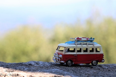 Op vakantie...