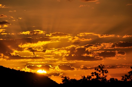 Zonsondergang Paffuri