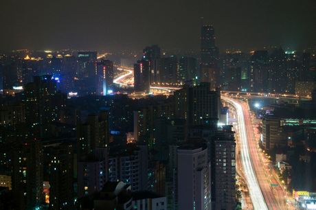 Shanghai bij nacht
