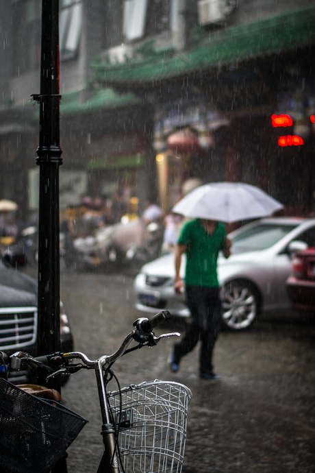 Rainy day in Beijing