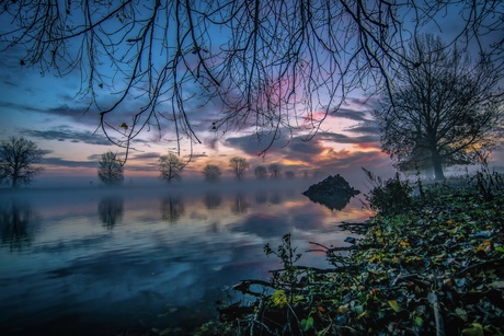 Kleurrijke ochtend.