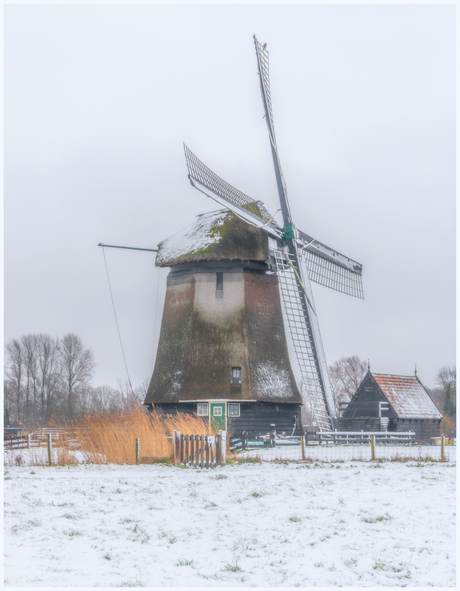 Hollands winterlandschap.