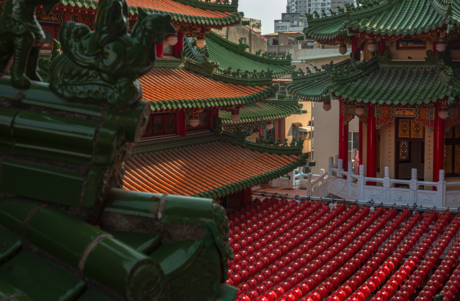 Rode tempel in Taiwan