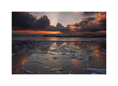 Sunset on the beach