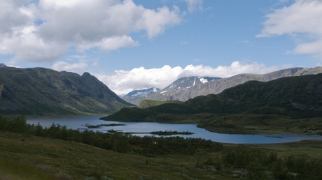 onderweg naar Hemsedal in Noorwegen