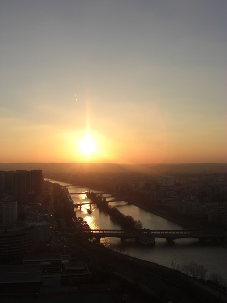 Sunset from the Eiffel Tower