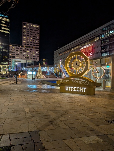 Kerst lichtjes in Utrecht 