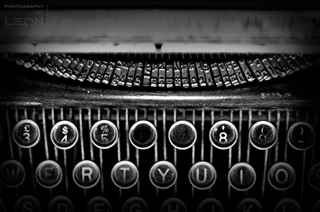 toetsen oude typemachine