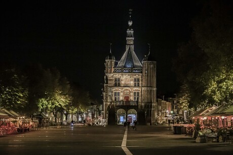 Deventer, scheve Waag op de Brink