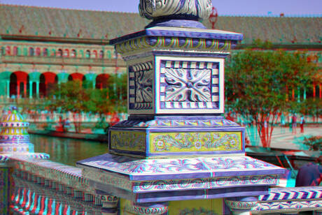 Ceramic Plaza de España in Sevilla 2026 3D
