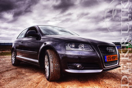 HDR foto van een Audi a3