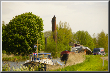 Oude schoorsteen