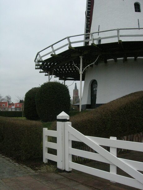 Molen en kerk Kloetinge