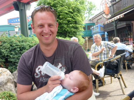 mijn schoonzoon en jongste kleinzoon