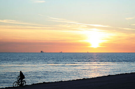 Zomeravond op de Vlissingse boulevard