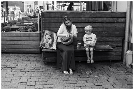 Mijn ijsje is op, mama.