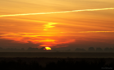 Opkomende zon Eeserwold