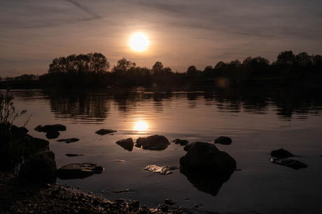 Ondergaande zon