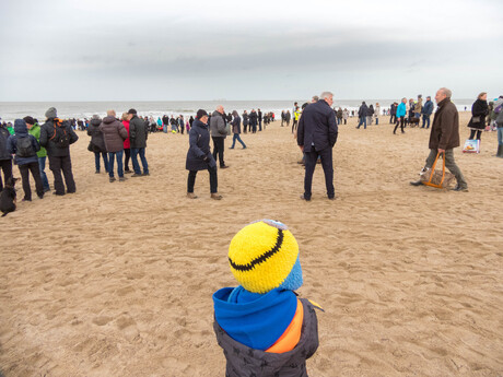 Wachten op de nieuwjaarsduik